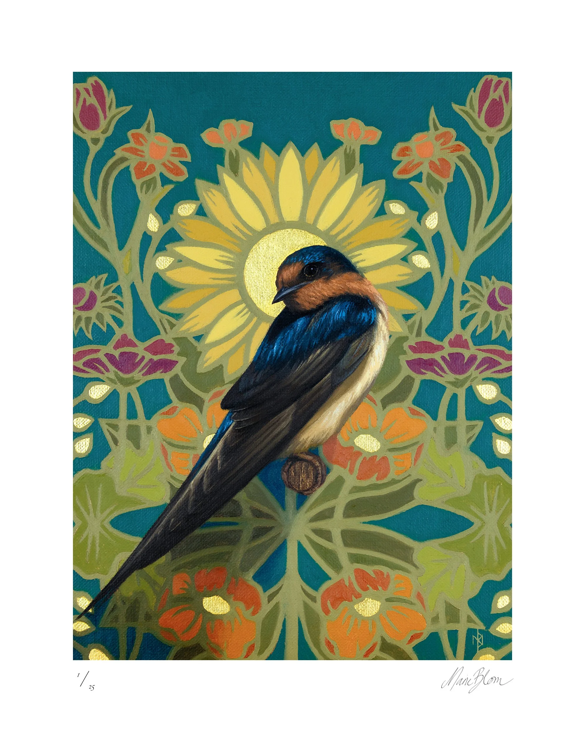 Swallow's Summer Song - Limited Edition Print — Marie Blom